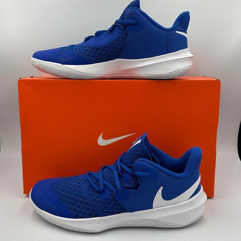 Nike HyperSpeed Court CI2964-410 Sneakers Men 8.5 Game Royal Volleyball Shoe NIB - Picture 5 of 13